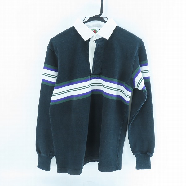 実際に弊社で買取させて頂いたBARBARIAN/バーバリアン ボーダー柄 ラガーシャツ M