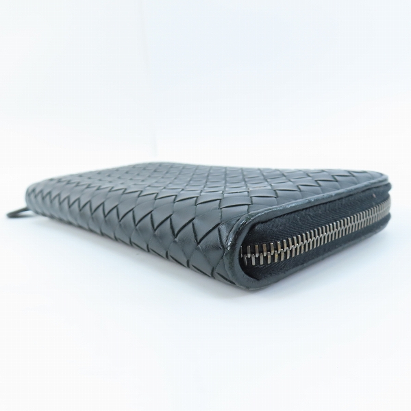実際に弊社で買取させて頂いたBOTTEGA VENETA/ボッテガヴェネタ イントレチャート ラウンドファスナーウォレット/長財布 S01407032Vの画像 2枚目