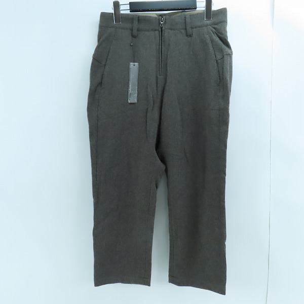 実際に弊社で買取させて頂いた【未使用】KAZUYUKI KUMAGAI ATTACHMENT/カズユキクガマイ アタッチメント カシミヤ混ストレッチツイードパンツ KP22-047/1