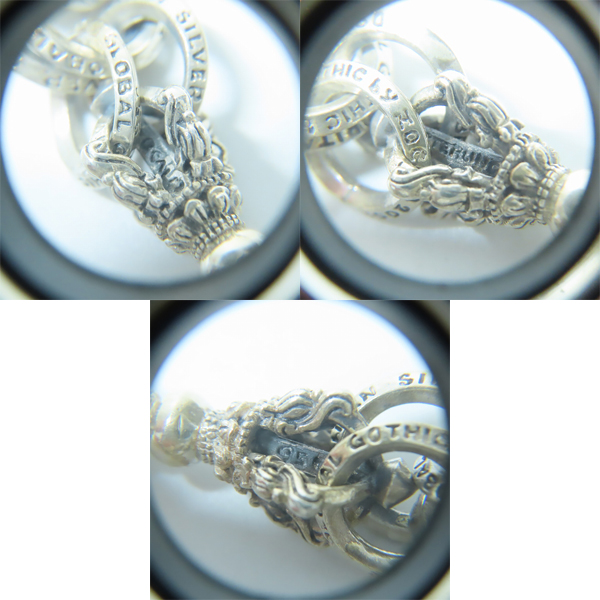 実際に弊社で買取させて頂いた【ギャラ付き】ZOCALO/ソカロ silver950/シルバー ダブルリンク バード ドージェ ウォレットチェーンの画像 4枚目