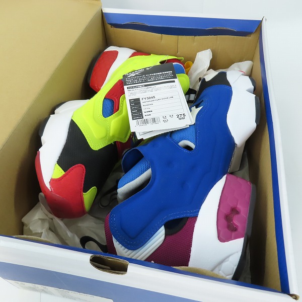 実際に弊社で買取させて頂いた【未使用】KICKS LAB×REEBOK/キックスラボ×リーボック INSTAPUMPFURY/インスタポンプフューリー スニーカー FY3045/27.5の画像 6枚目