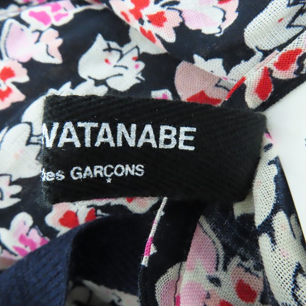 実際に弊社で買取させて頂いたJUNYA WATANABE COMME des GARCONS/ジュンヤワタナベ コムデギャルソン 花柄 スカート JO-S067/AD2004/Mの画像 3枚目