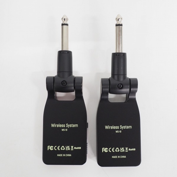 実際に弊社で買取させて頂いたLEKATO Wireless System WS-10 ギターワイヤレスシステム 送受信機 USB充電式【動作確認済】の画像 2枚目