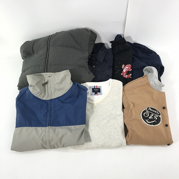 実際に弊社で買取させて頂いた【おまとめ】キャンプセブン/ビームス 等 ボタンシャツ/ロンT/ジップジャンパー 他