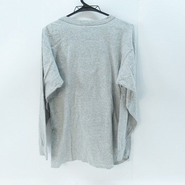 実際に弊社で買取させて頂いたChampion/チャンピオン トリコタグ WASHINGTON COLLEGE/ワシントン大学 ヘンリーネック 長袖Tシャツ/Lの画像 1枚目