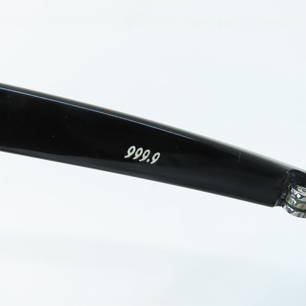 実際に弊社で買取させて頂いた999.9/フォーナインズ フルリム アイウエア/メガネフレーム NP-61の画像 6枚目