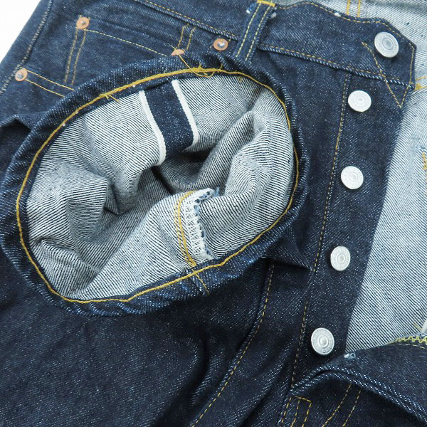 実際に弊社で買取させて頂いたLEVIS/リーバイス 501XX 刻印555 復刻 米国製 98年製 デニムパンツ 501-0003/W34L40の画像 2枚目
