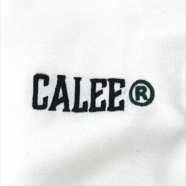 実際に弊社で買取させて頂いたCALEE/キャリー ロゴ刺繍 半袖Tシャツ/L（42-44）の画像 4枚目