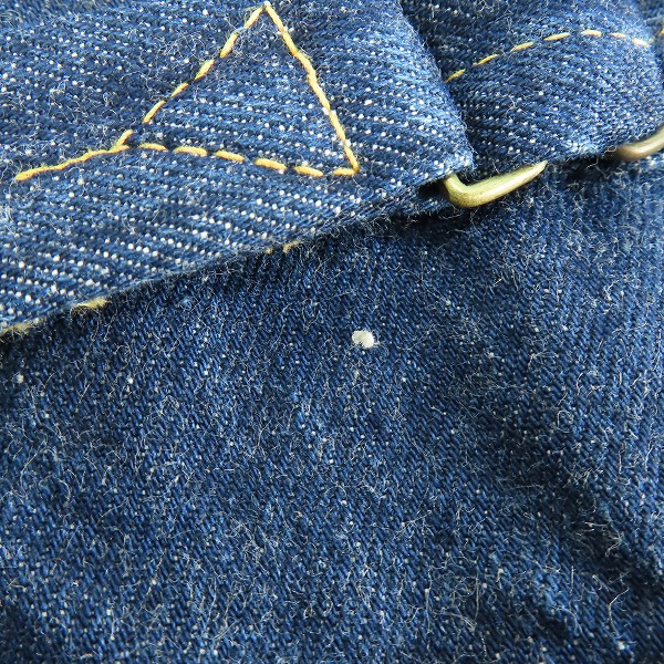 実際に弊社で買取させて頂いたEVIS/エヴィス/エビス デニムジャケット No.1 LOT 1506/36の画像 7枚目
