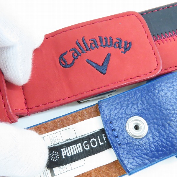 実際に弊社で買取させて頂いたPUMA GOLF/プーマゴルフ Callaway/キャロウェイ ゴルフベルト 2点セットの画像 3枚目