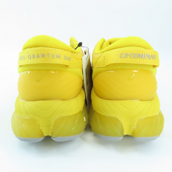 実際に弊社で買取させて頂いた【未使用】C.P. Company×Asics/シーピー カンパニー×アシックス Gel-Quantum 360 8 "Mission Yellow" 1203A507-750/22.5の画像 1枚目