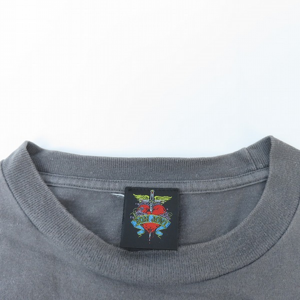 実際に弊社で買取させて頂いたBON JOVI/ボンジョビ 2008年 LOST HIGHWAY JAPAN TOUR Tシャツ/ロストハイウェイ ヴィンテージ ツアー バンド Tシャツ/XLの画像 4枚目