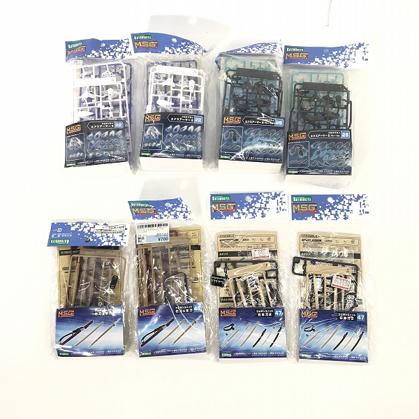 実際に弊社で買取させて頂いた【おまとめ/未組立】コトブキヤ M.S.G メカサプライ/ウェポンユニット 等