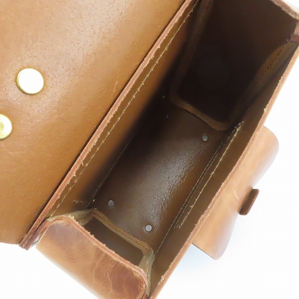 実際に弊社で買取させて頂いた HERZ/ヘルツ パルガミニリュック レザー ブラウン系の画像 3枚目