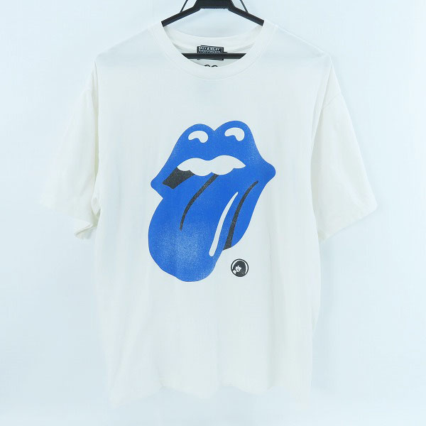 実際に弊社で買取させて頂いたHYSTERIC GLAMOUR × THE ROLLING STONES/ヒステリックグラマー×ローリングストーンズ CIRCLE HEAD&BLUE TONTGUE Tシャツ/M