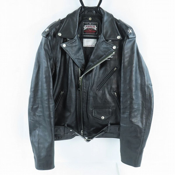 実際に弊社で買取させて頂いたsacai×Madsaki×Schott/サカイ×ショット 22AW マサキプリントレザーライダースブルゾン 22-02878M/2