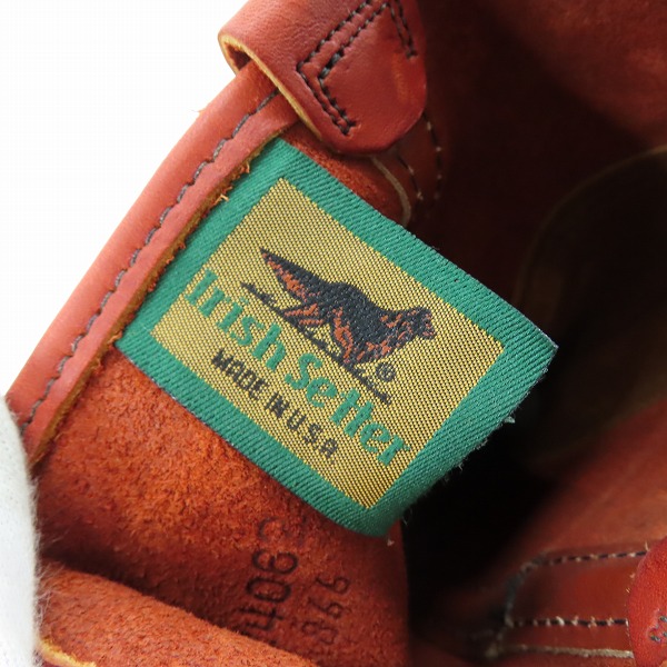 実際に弊社で買取させて頂いた【未使用】RED WING/レッドウイング 犬タグ ペコス ブーツ/ロングブーツ 00866/8Dの画像 6枚目