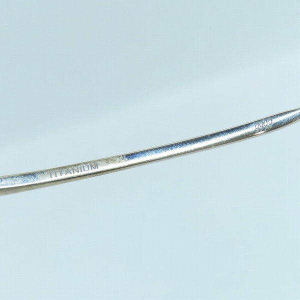 実際に弊社で買取させて頂いた999.9/フォーナインズ メガネフレーム アイウェア 度入り O-15Tの画像 5枚目