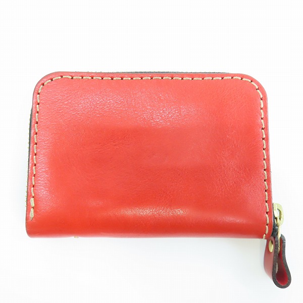 実際に弊社で買取させて頂いたHERZ/ヘルツ レザー ラウンドファスナー 4連キーケース カード入れ付きの画像 1枚目