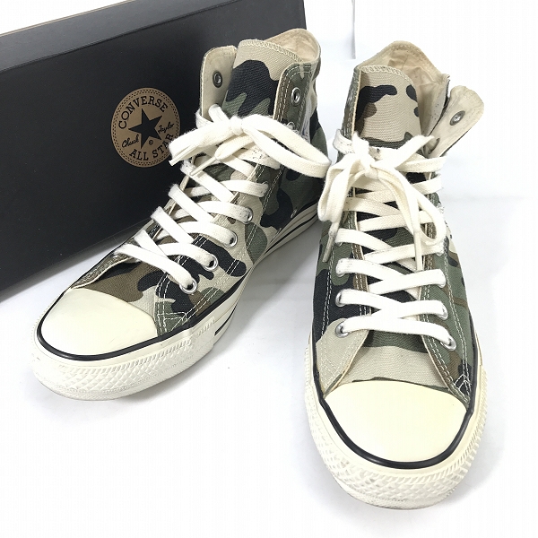 実際に弊社で買取させて頂いたCONVERSE/コンバース ALL STAR Z HI/SN オールスターハイ サイドジップ スニーカー 1CJ516/27