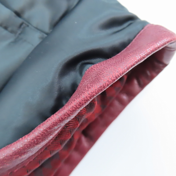 実際に弊社で買取させて頂いたR.J.B FLAT HEAD/フラットヘッド フーディ ラムレザー ダウンジャケット/40の画像 8枚目