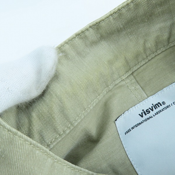 実際に弊社で買取させて頂いたvisvim/ヴィスヴィム 14SS LUGLI JKT DMGD CHINO/シャツ ジャケット 刺繍 /0114205013035/2の画像 5枚目