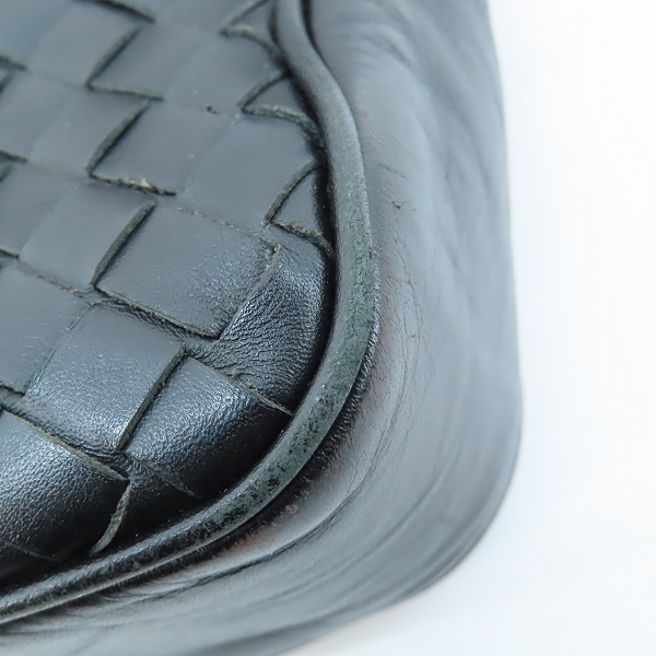 実際に弊社で買取させて頂いたBOTTEGA VENETA/ボッテガ ヴェネタ メッセンジャーバッグ/ショルダーバッグ B06136171Kの画像 7枚目