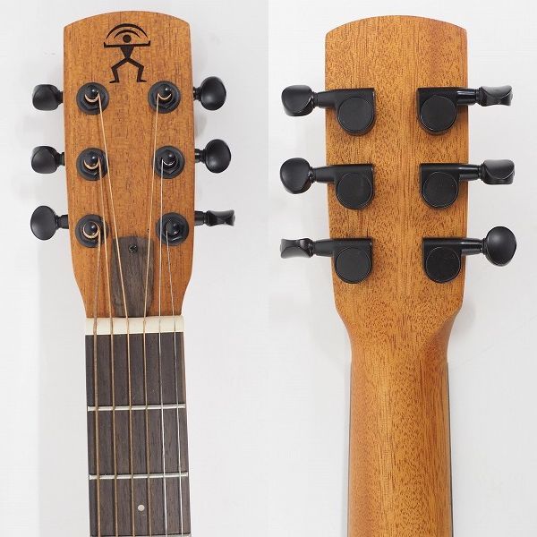 実際に弊社で買取させて頂いた★aNueNue Guitar/アヌエヌエ  Bird M1 ミニアコースティックギター/アコギ ギグケース付の画像 2枚目