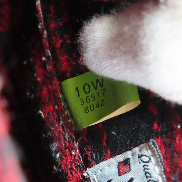 実際に弊社で買取させて頂いたTimberland×WOOLRICH/ティンバーランド×ウールリッチ ロールトップブーツ 36517/10Wの画像 6枚目