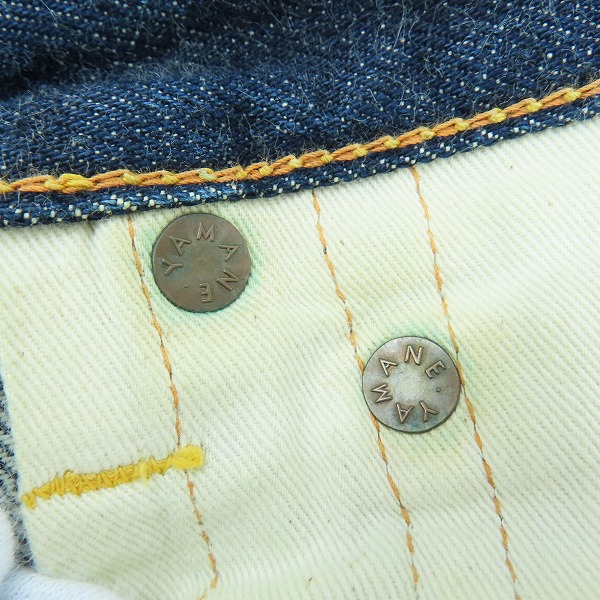 実際に弊社で買取させて頂いたEVISU/エヴィス NO.2 LOT.2001 道楽 デニムパンツ/31×35の画像 7枚目