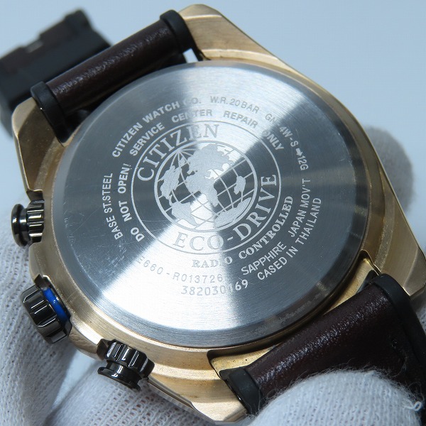 実際に弊社で買取させて頂いたCITIZEN/シチズン PRO MASTER LAND プロマスター ランド 腕時計 CB5039-11Lの画像 3枚目