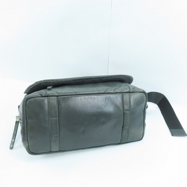 実際に弊社で買取させて頂いたmaster-piece/マスターピース レザー メッセンジャーバッグ 222101の画像 2枚目