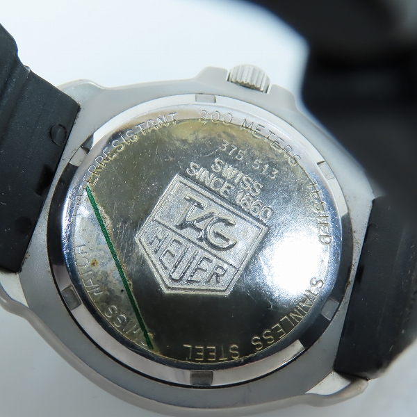 実際に弊社で買取させて頂いたTAG HEUER/タグホイヤー フォーミュラ1 プロフェッショナル 375.513【動作未確認】の画像 3枚目