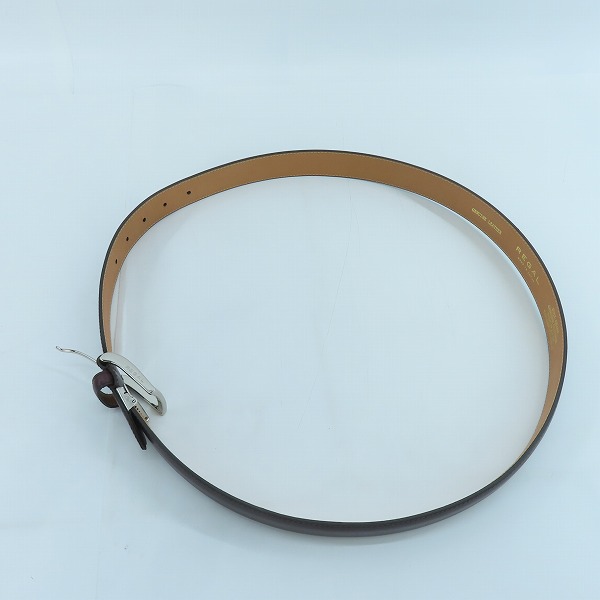 実際に弊社で買取させて頂いたREGAL/リーガル レザーベルトブラウンの画像 8枚目