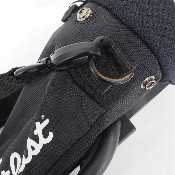 実際に弊社で買取させて頂いたTitleist/タイトリスト ゴルフ セルフスタンドキャリー クラブケース ブラックの画像 4枚目