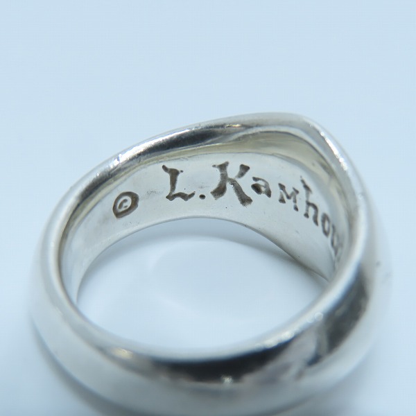 実際に弊社で買取させて頂いたLEONARD KAMHOUT/レナードカムホート LONE ONES/ロンワンズ SILK/シルク リング 17.5号の画像 6枚目