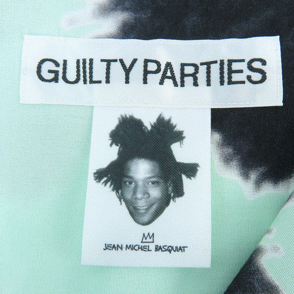 実際に弊社で買取させて頂いたWACKO MARIA×JEAN MICHEL BASQUIAT/ワコマリア×ジャンミシェルバスキア 総柄 半袖シャツ/XXLの画像 2枚目