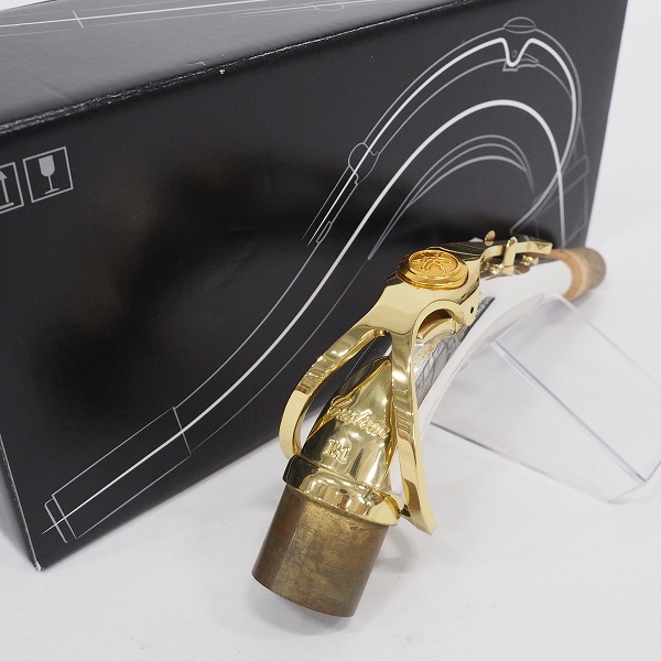 実際に弊社で買取させて頂いた YAMAHA/ヤマハ AE1AG アルトサックス用 E1タイプ カスタムネック スターリングシルバー製 クリアラッカー仕上げ