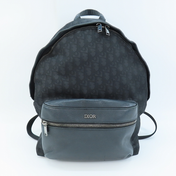 実際に弊社で買取させて頂いたDIOR/ディオール オブリーク トロッター レザー×ナイロン デイパック/バックパック