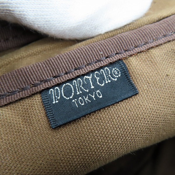 実際に弊社で買取させて頂いたPORTER/ポーター FREE STYLE フリースタイル ショルダー バッグ/キャメルの画像 6枚目