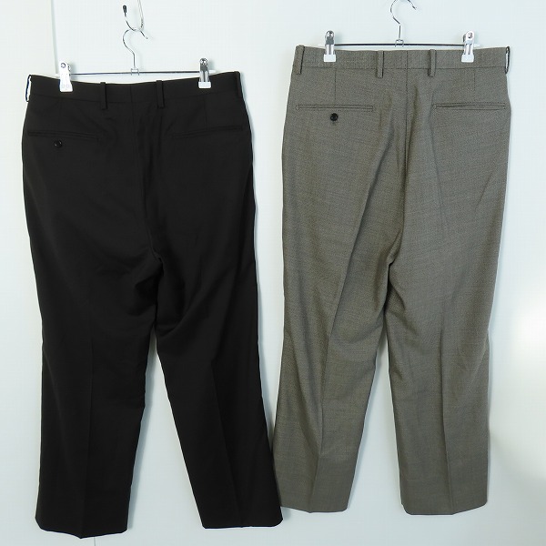 実際に弊社で買取させて頂いたEDIFICE/エディフィス ITravel/tollegno 1900 スラックスパンツ 2点セットの画像 1枚目