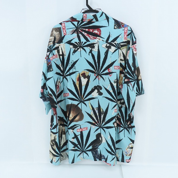実際に弊社で買取させて頂いたWACKO MARIA×HIGH TIMES/ワコマリア×ハイタイムス 総柄 半袖シャツ/XXLの画像 1枚目