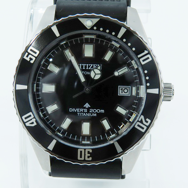 実際に弊社で買取させて頂いたCITIZEN/シチズン PROMASTER/プロマスター MARINEシリーズ 腕時計 NB6021-17Eの画像 1枚目