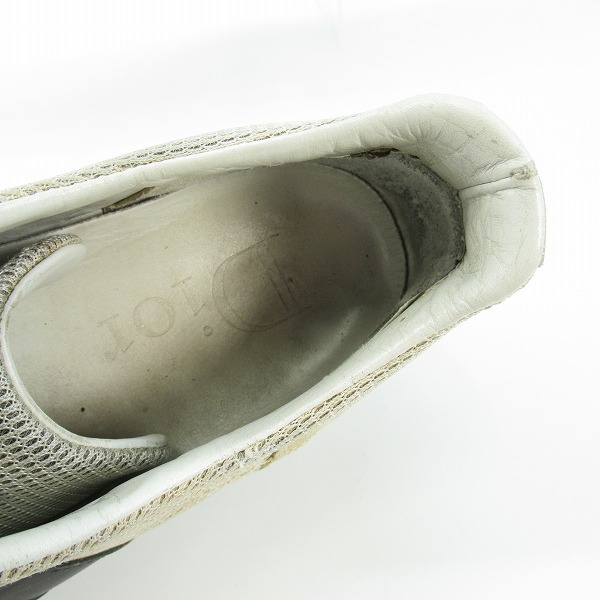 実際に弊社で買取させて頂いたDIOR HOMME/ディオールオム ジャーマントレーナー メッシュスニーカー 43の画像 4枚目