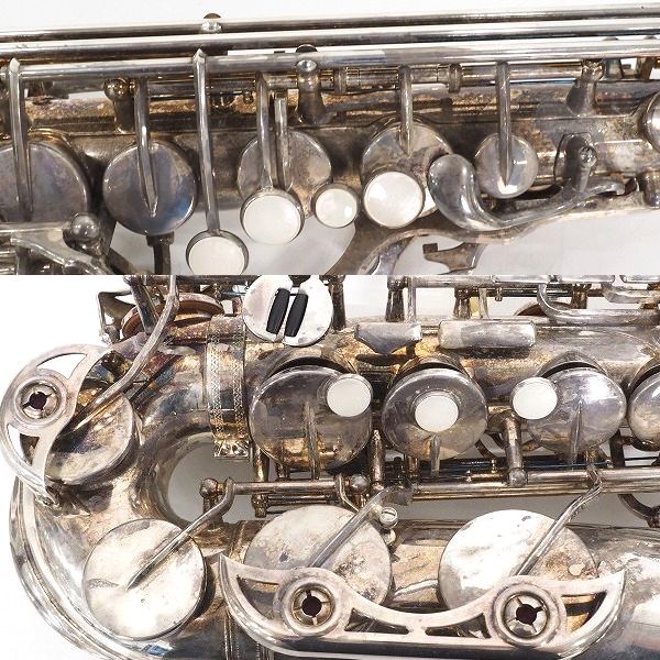 実際に弊社で買取させて頂いた★YAMAHA/ヤマハ YAS-62SNM アルトサックス Custom AV1ネック搭載 限定モデル シルバー 2021年製 ハードケース付の画像 5枚目