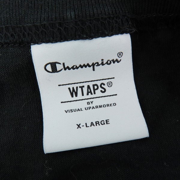 実際に弊社で買取させて頂いたWTAPS × Champion/ダブルタップス × チャンピオン ロングスリーブTシャツ C8-Z411/XLの画像 2枚目