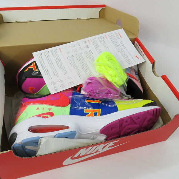 実際に弊社で買取させて頂いたNIKE/ナイキ×ATMOS/アトモス AIR MAX2 LIGHT QS/エアマックス2 ライト クイックストライク BV7406-001/27の画像 8枚目