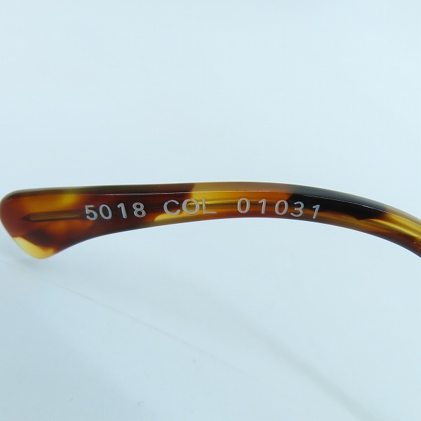 実際に弊社で買取させて頂いたalain mikli/アランミクリ フード付き デミ柄 サングラス/アイウェア 5018の画像 3枚目