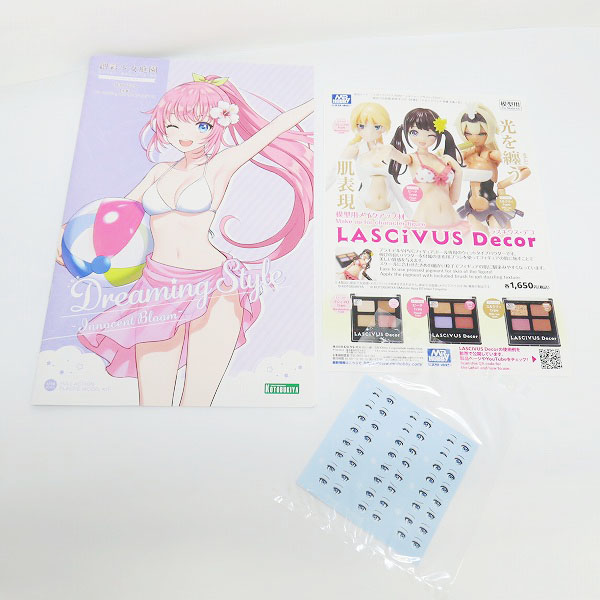 実際に弊社で買取させて頂いた【未組立】コトブキヤ 創彩少女庭園 1/10 佐伯リツカ 水着 ドリーミングスタイル イノセントブルームの画像 5枚目