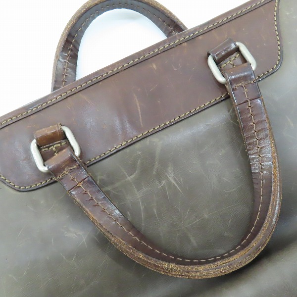 実際に弊社で買取させて頂いたDaniel&Bob/ダニエル＆ボブ レザー ブリーフケース/ビジネスバッグの画像 6枚目